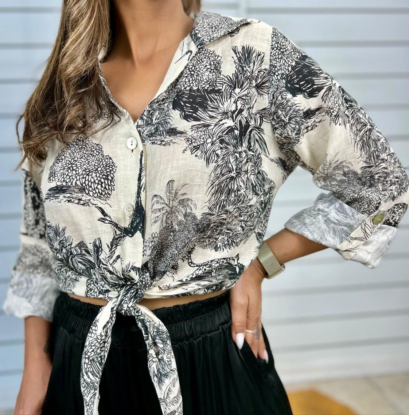 Linen Shirt D