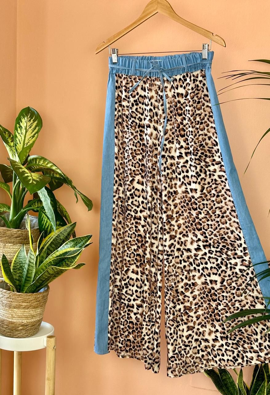 Denim & print