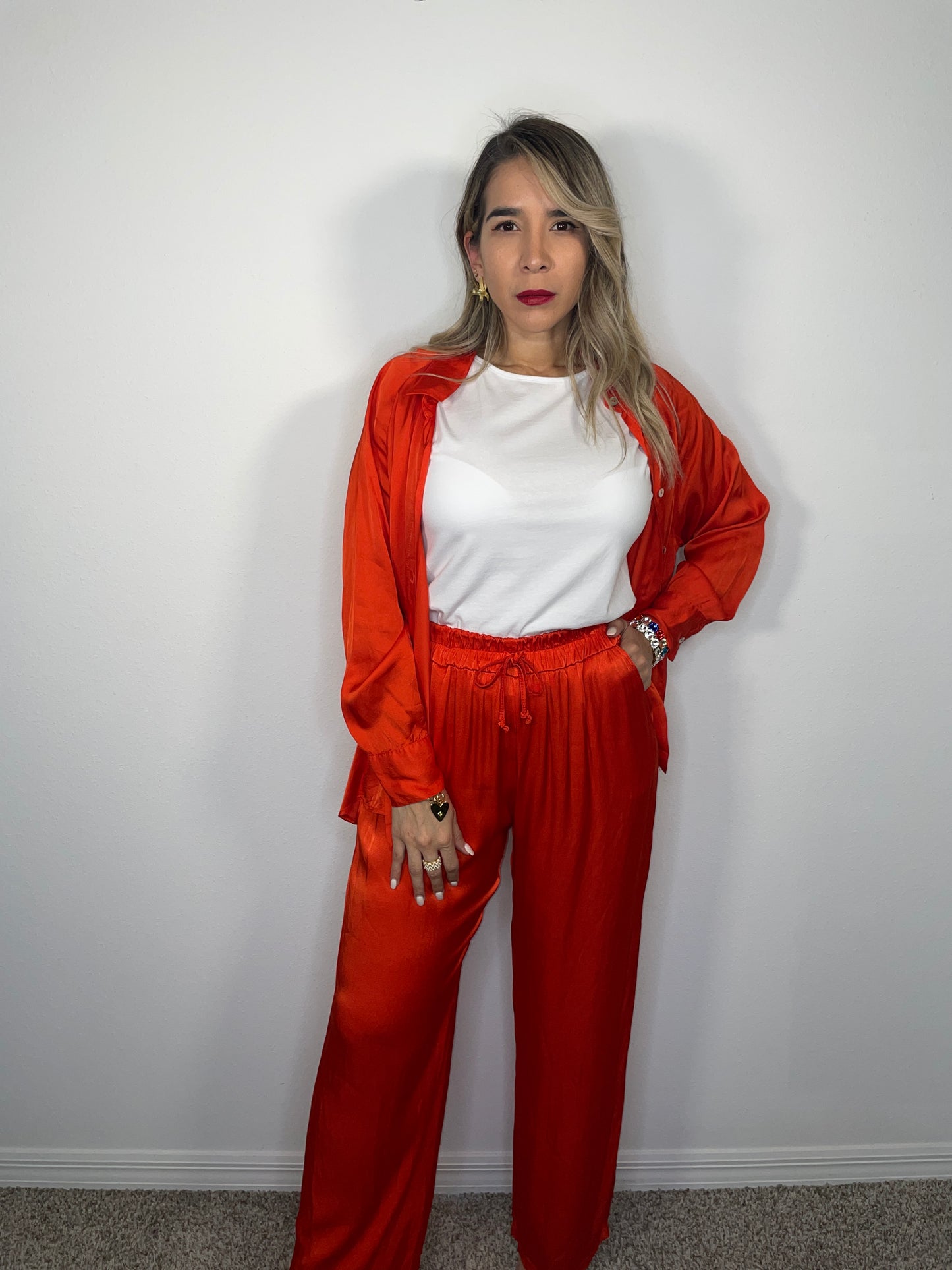 Plain Silk shirt