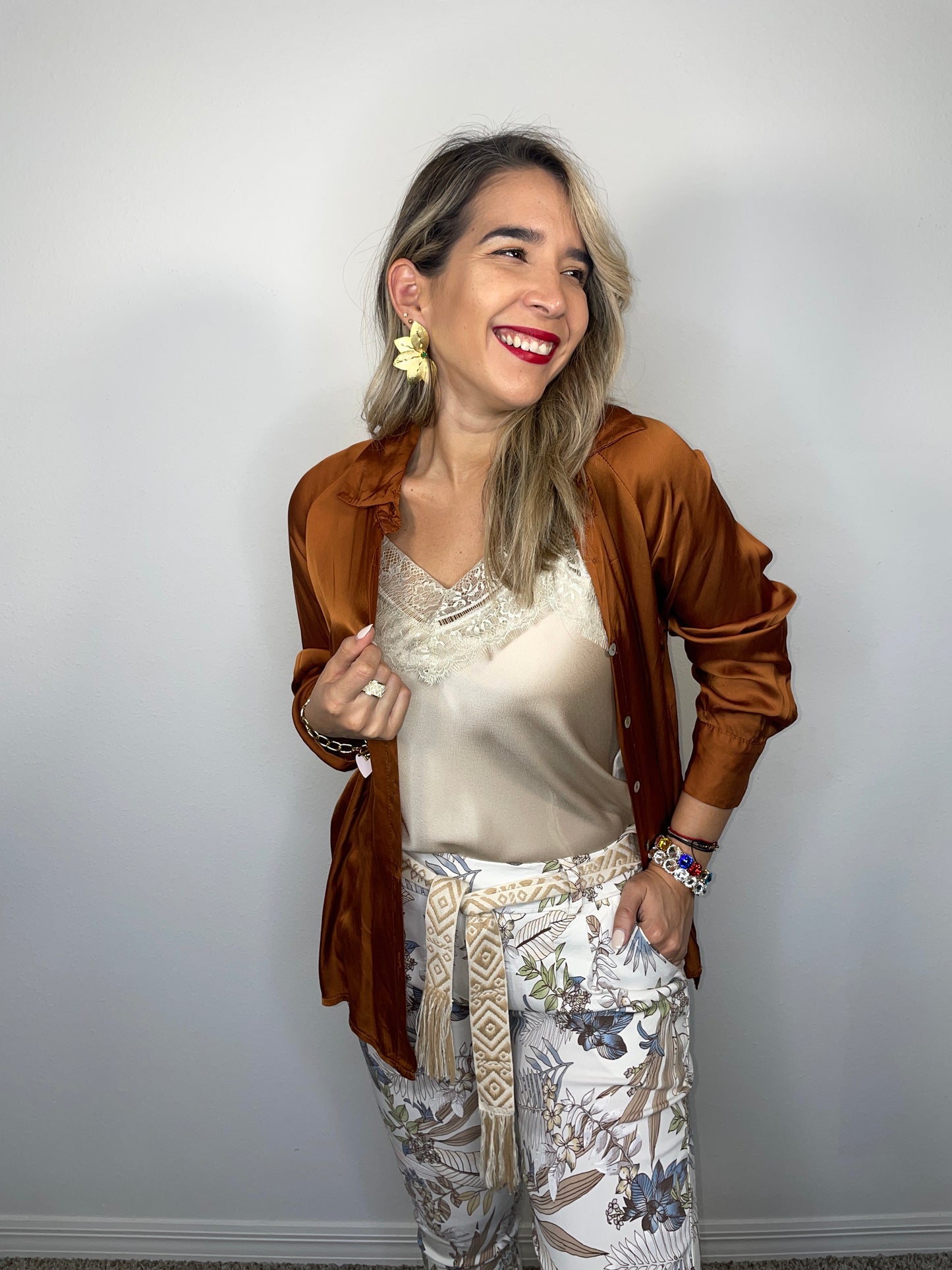 Plain Silk shirt