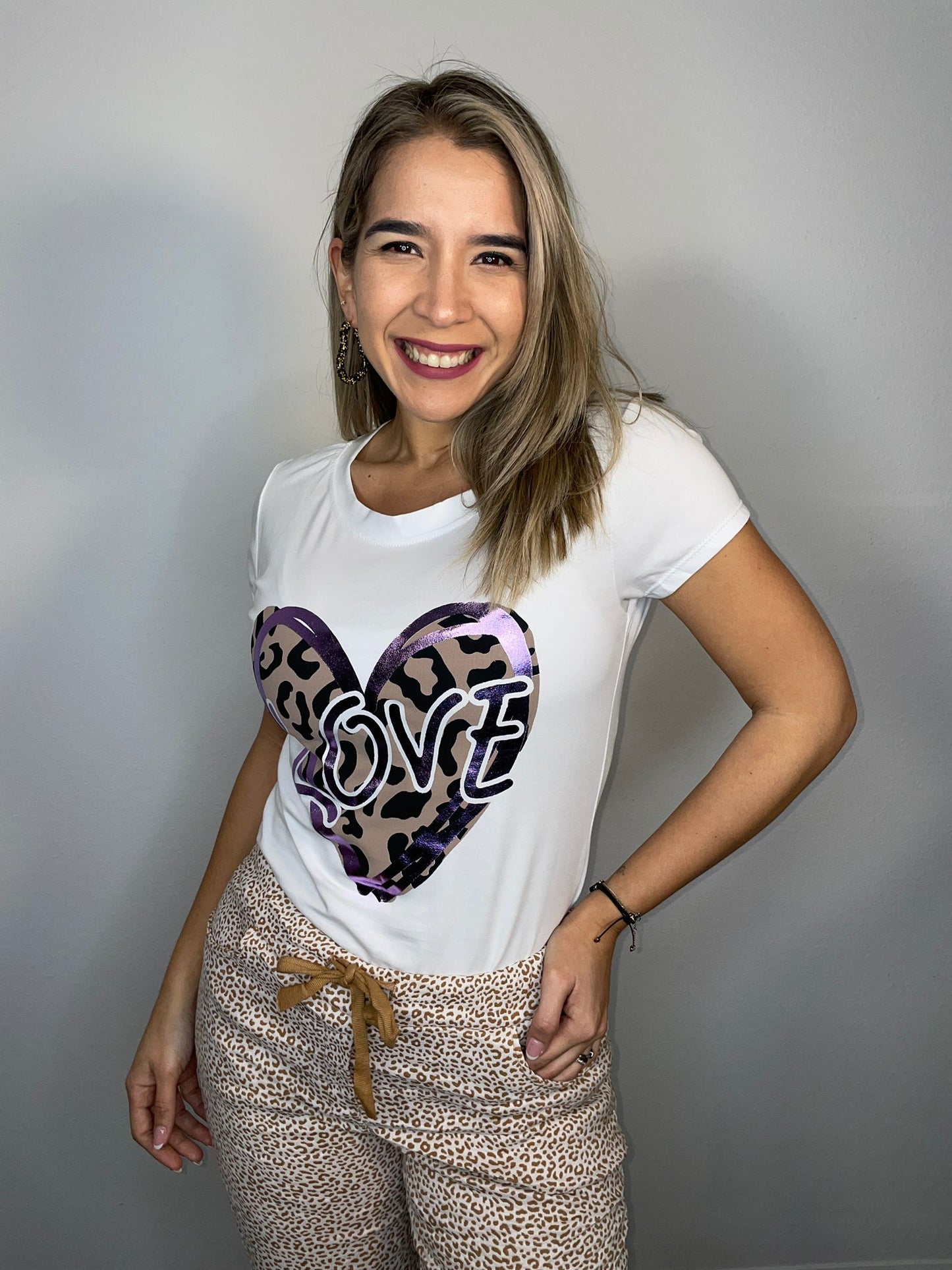 love print t-shirt