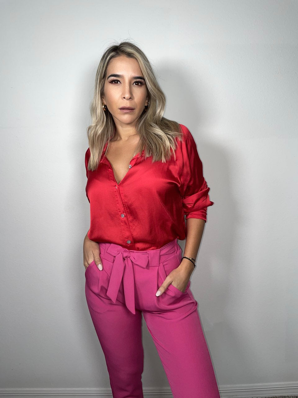 Plain Silk shirt